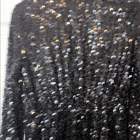 Sincerely Jules Black Sequin Coat - Picture 9 of 16